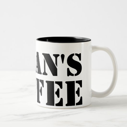 Ethan's koffie-Mok Tweekleurige Koffiemok (Rechts)