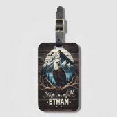 Ethan's Mountain Eagle Bagagelabel (Voorkant (verticaal))