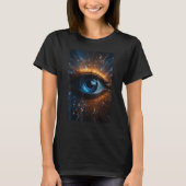 Etheal Alien Eyes Festival EDM Weird Unique Surr T-shirt (Voorkant)