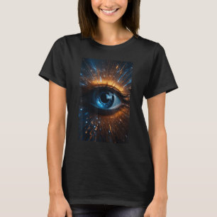 Etheal Alien Eyes Festival EDM Weird Unique Surr T-shirt