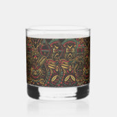 Etheal Blauw "Cosmic Interlock" Glas Tumbler 12o (Rechts)