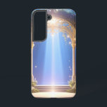 Etheal Forest Archway telefoonhoesje Samsung Galaxy Hoesje<br><div class="desc">Draag een stukje pure betovering overal bij je. Deze verbluffende telefoonhoes biedt een etherische visualisatie van een boog die baadt in schitterende lichtstralen in een mystiek bos. Weelderig gebladerte en gloeiende details omringen een stenen pad dat leidt naar een sereen platform, waardoor een adembenemend tafereel van spirituele verwondering en rust...</div>