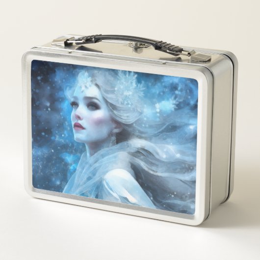 Etheal Frozen Snow Queen Fantasy Art (Achterkant)