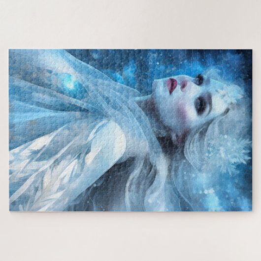 Etheal Frozen Snow Queen Fantasy Art Legpuzzel (Horizontaal)