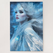 Etheal Frozen Snow Queen Fantasy Art