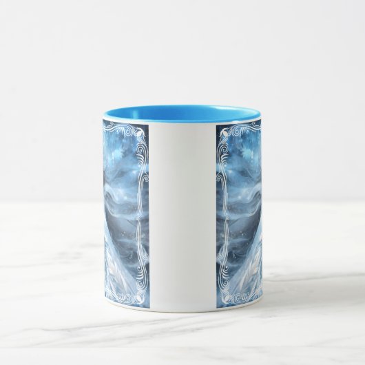 Etheal Frozen Snow Queen Fantasy Art Mok (Midden)