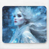 Etheal Frozen Snow Queen Fantasy Art Muismat (Voorkant)
