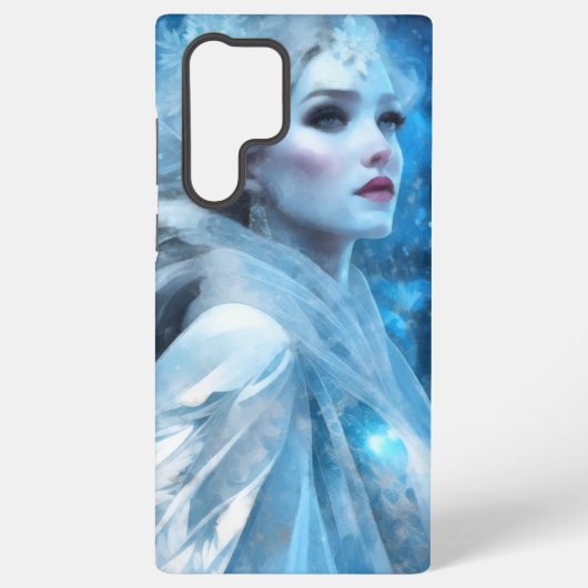 Etheal Frozen Snow Queen Fantasy Art Samsung Galaxy Hoesje (Achterkant)