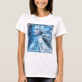 Etheal Frozen Snow Queen Fantasy Art T-shirt