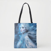 Etheal Frozen Snow Queen Fantasy Art Tote Bag (Voorkant)