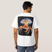 Etheal Jellyfish Elegance T-shirt" T-shirt (Achterkant volledig)