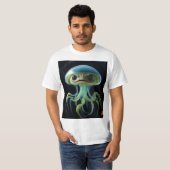Etheal Jellyfish Elegance T-shirt" T-shirt (Voorkant volledig)
