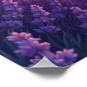 Etheal Paarse – Lavendel 4K Digitale Download Poster (Hoek)