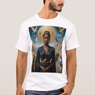 Etheal Queen Divine Fantasy Art T-shirt