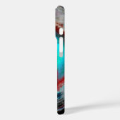 Etheel Kosmisch Oog Monogram Levendige Abstracte K Case-Mate iPhone Case (Achterkant / Links)