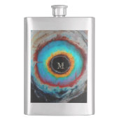 Etheel Kosmisch Oog Monogram Levendige Abstracte K Flacon (Voorkant)