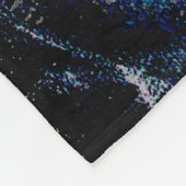 Etheel Kosmisch Oog Monogram Levendige Abstracte K Fleece Deken (Hoek)