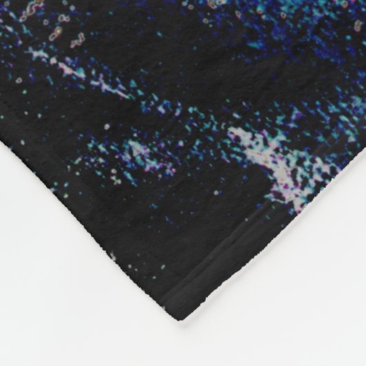 Etheel Kosmisch Oog Monogram Levendige Abstracte K Fleece Deken (Hoek)