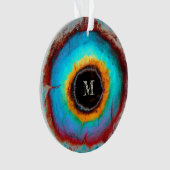 Etheel Kosmisch Oog Monogram Levendige Abstracte K Ornament (voorkant)