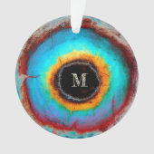 Etheel Kosmisch Oog Monogram Levendige Abstracte K Ornament (voorkant)