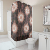 Etheel Roos Bloom Stropdas-Dye Douchegordijn (In situ)