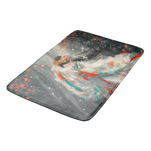 Etheïstische prinses in een fantasietuin badmat (Gekanteld)