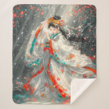 Etheïstische prinses in een fantasietuin