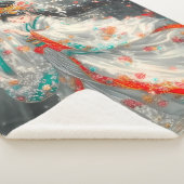 Etheïstische prinses in een fantasietuin sherpa deken (3/4)