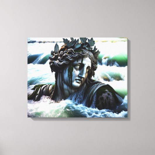 "Etheïstische reflecties" Canvas Afdruk (Voorkant)