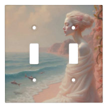Etheïstische vrouw op Dreamy Beach
