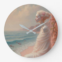 Etheïstische vrouw op Dreamy Beach