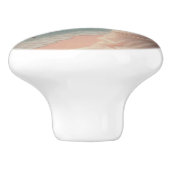 Etheïstische vrouw op Dreamy Beach Keramische Knop (Zijkant)