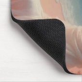 Etheïstische vrouw op Dreamy Beach Muismat (Hoek)