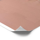 Etheïstische vrouw op Dreamy Beach Poster (Hoek)