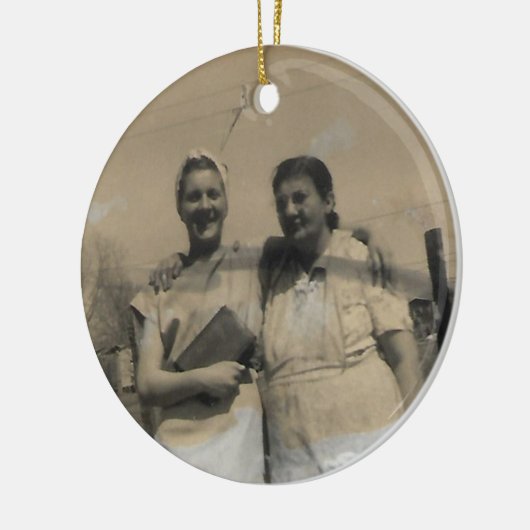 Ethel Boyd en Francis Roland Keramisch Ornament (Links)
