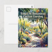 Ethel M Botanische Cactustuin VS Briefkaart (Voorkant / Achterkant)