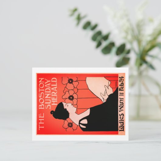 Ethel Reed Briefkaart (Staand voorkant)