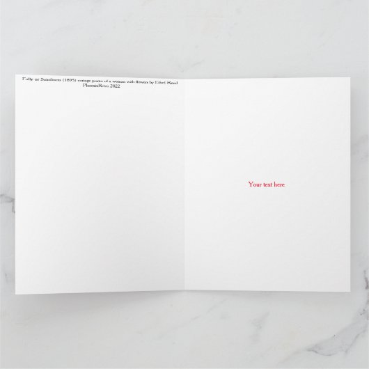 Ethel Reed Kaart (Binnen)