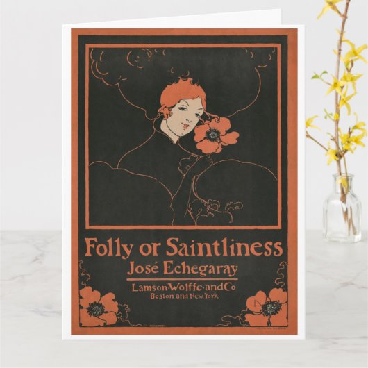 Ethel Reed Kaart (Gele Bloem)