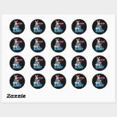 Ether Bunny Criminele Kidnap Boy Horror Dag Ronde Sticker (Vel)