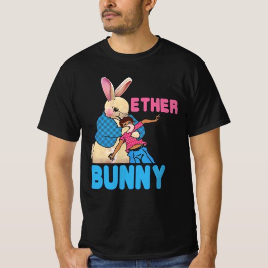 Ether Bunny Criminele Kidnap Boy Horror Dag T-shirt (Voorkant)