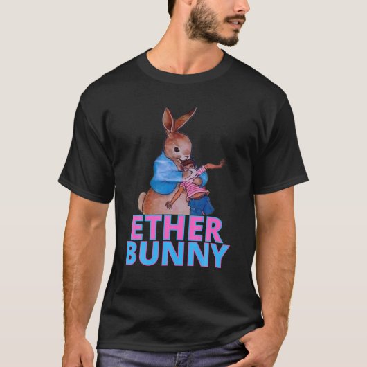 Ether Bunny Easter T-shirt (Voorkant)