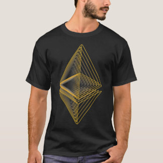 Ether Digital Money Logo HODL BTC Cryptocur T-shirt