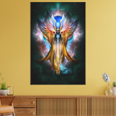 Etheral Beauty_Arsencia_Golden Setren Canvas Prnt Afdruk (Insitu (Woonkamer))