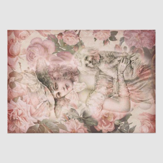 Etheral Beauty Floral-ontbinding Tissuepapier (Voorkant)