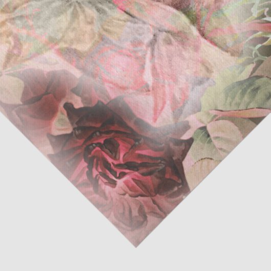 Etheral Beauty  Floral-ontbinding Tissuepapier (Detail)