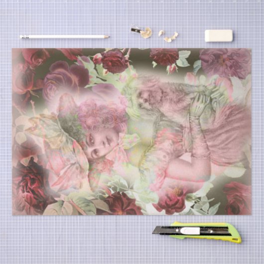 Etheral Beauty  Floral-ontbinding Tissuepapier (Craft)