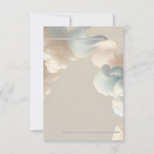 Etheral Bliss Bedankkaart (Achterkant)