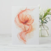 Etheral Bloom Bedankkaart (Staand voorkant)