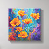 Etheral Bloom Canvas Afdruk (Voorkant)
